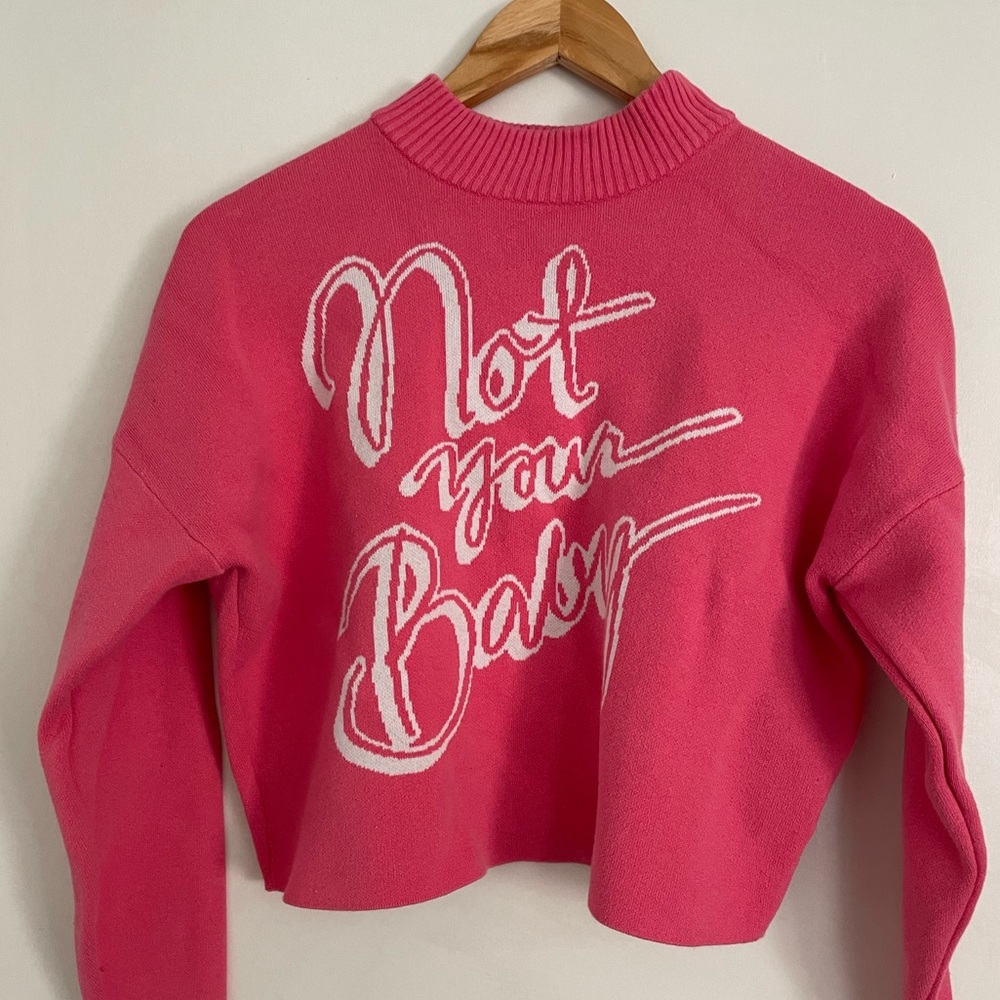 Pink sweater